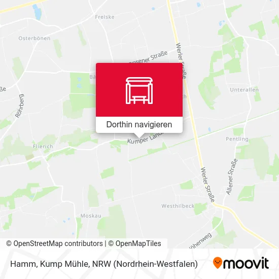 Hamm, Kump Mühle Karte