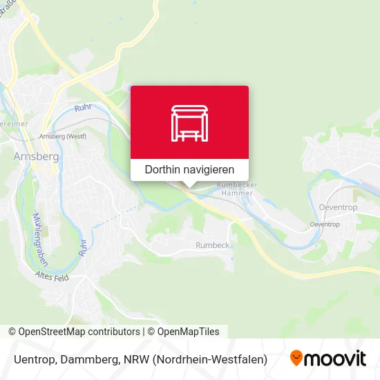 Uentrop, Dammberg Karte