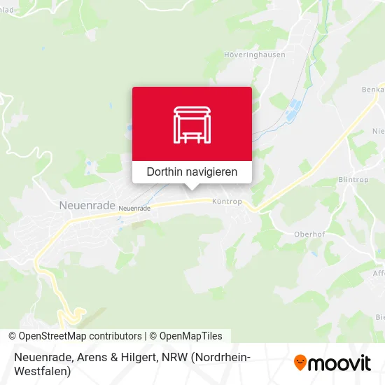 Neuenrade, Arens & Hilgert Karte