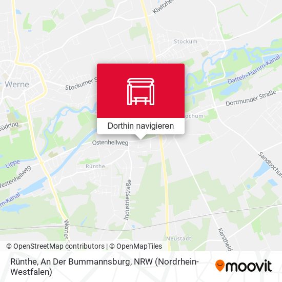 Rünthe, An Der Bummannsburg Karte