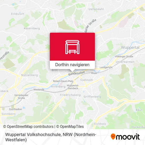 Wuppertal Volkshochschule Karte