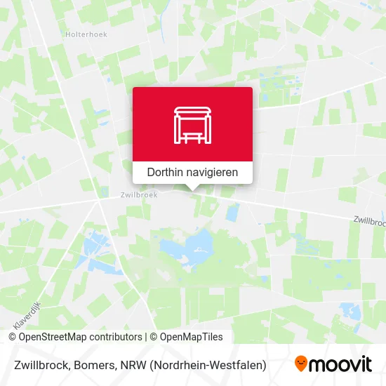 Zwillbrock, Bomers Karte