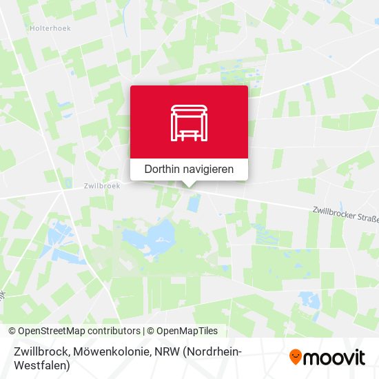 Zwillbrock, Möwenkolonie Karte