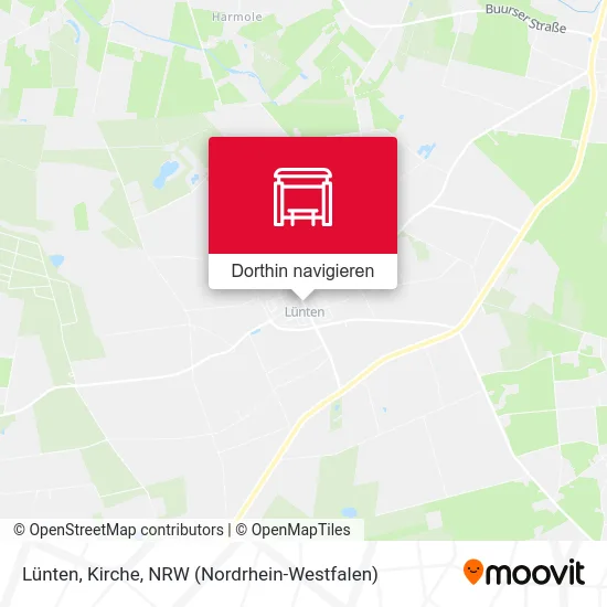 Lünten, Kirche Karte