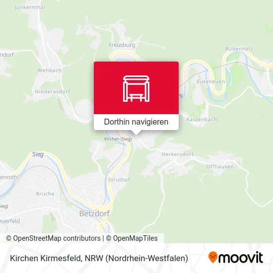 Kirchen Kirmesfeld Karte