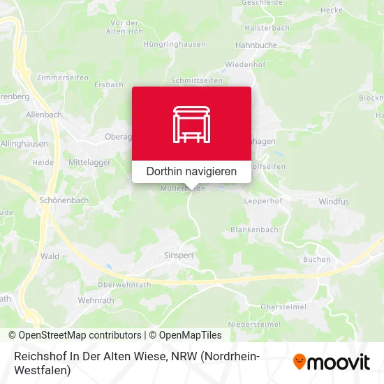 Reichshof In Der Alten Wiese Karte