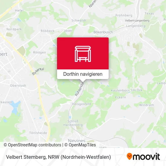 Velbert Stemberg Karte