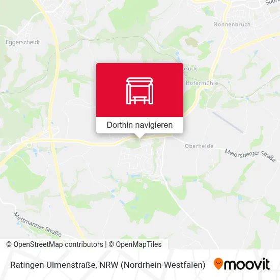 Ratingen Ulmenstraße Karte