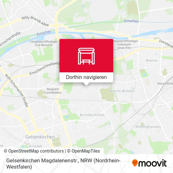 Gelsenkirchen Magdalenenstr. Karte