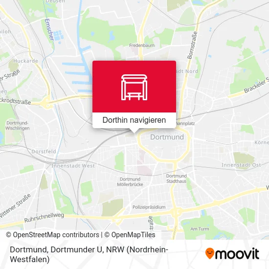 Dortmund, Dortmunder U Karte