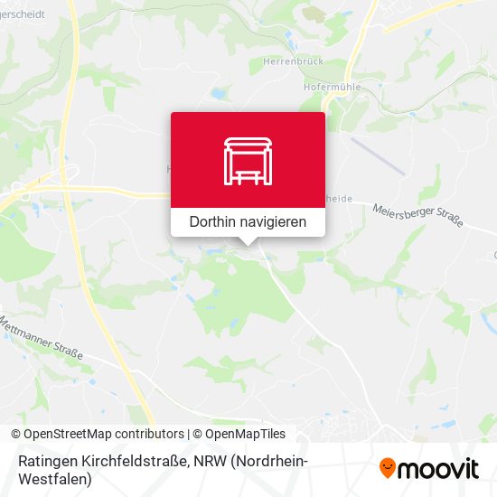 Ratingen Kirchfeldstraße Karte