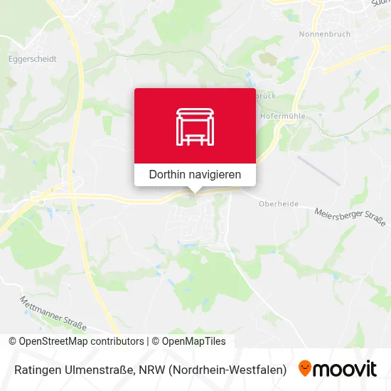 Ratingen Ulmenstraße Karte