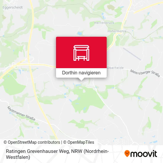 Ratingen Grevenhauser Weg Karte