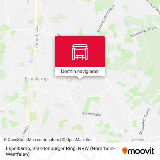 Espelkamp, Brandenburger Ring Karte