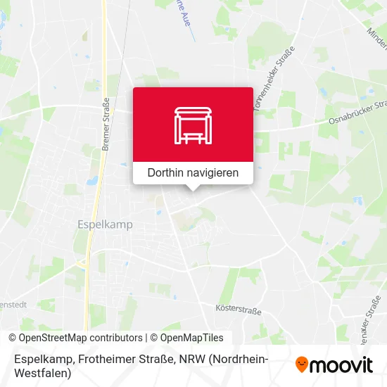 Espelkamp, Frotheimer Straße Karte