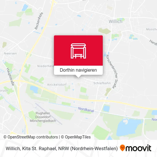Willich, Kita St. Raphael Karte