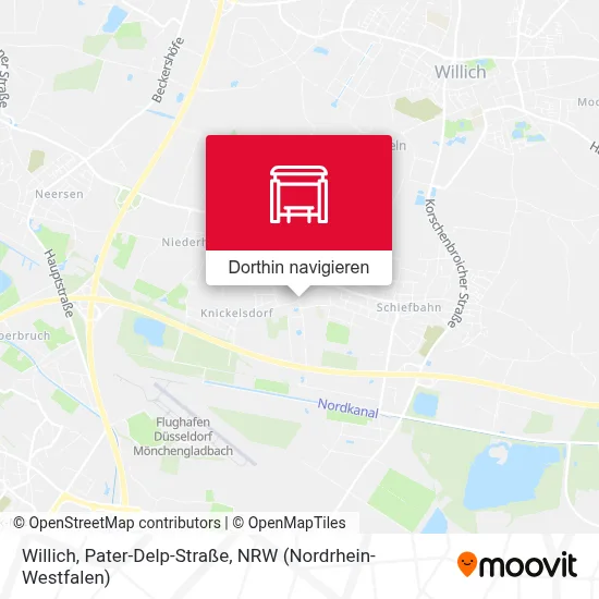 Willich, Pater-Delp-Straße Karte