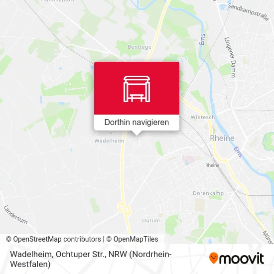 Wadelheim, Ochtuper Str. Karte