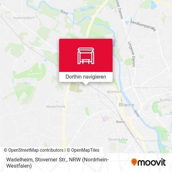 Wadelheim, Stoverner Str. Karte