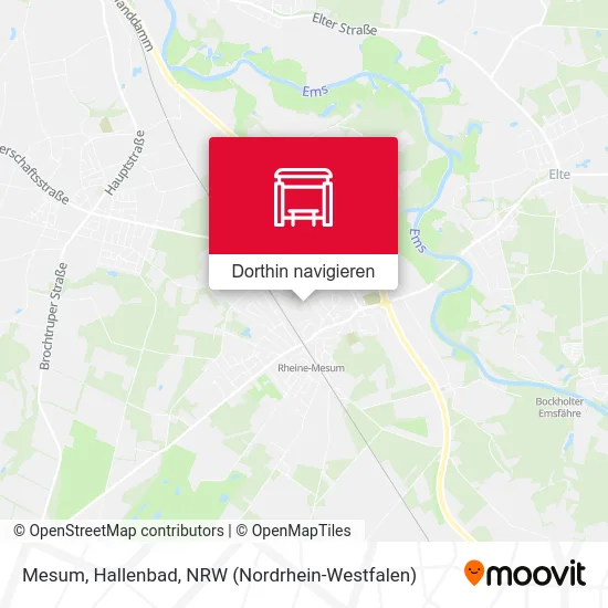 Mesum, Hallenbad Karte