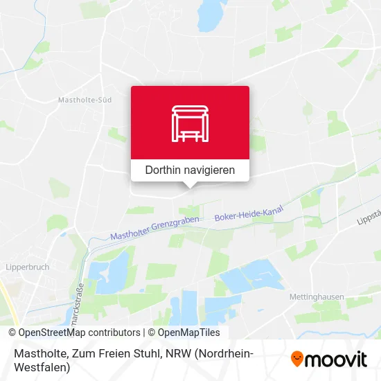 Mastholte, Zum Freien Stuhl Karte