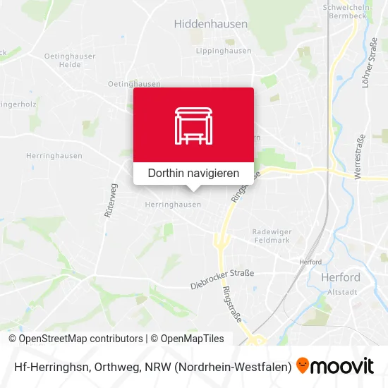 Hf-Herringhsn, Orthweg Karte