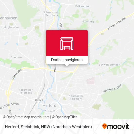 Herford, Steinbrink Karte