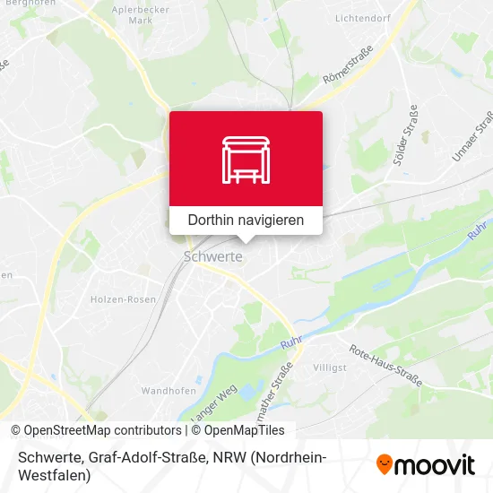 Schwerte, Graf-Adolf-Straße Karte