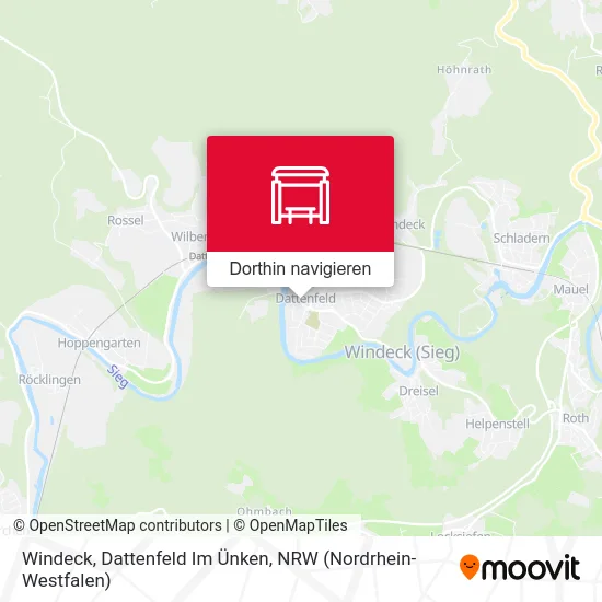 Windeck, Dattenfeld Im Ünken Karte