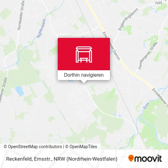 Reckenfeld, Emsstr. Karte