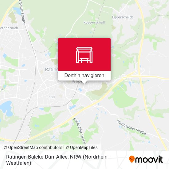 Ratingen Balcke-Dürr-Allee Karte
