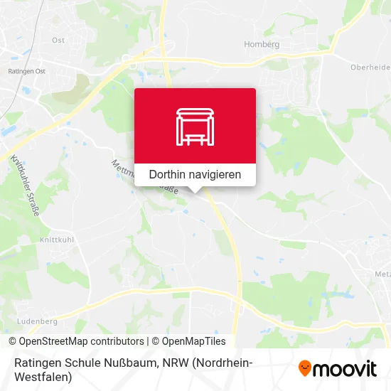 Ratingen Schule Nußbaum Karte