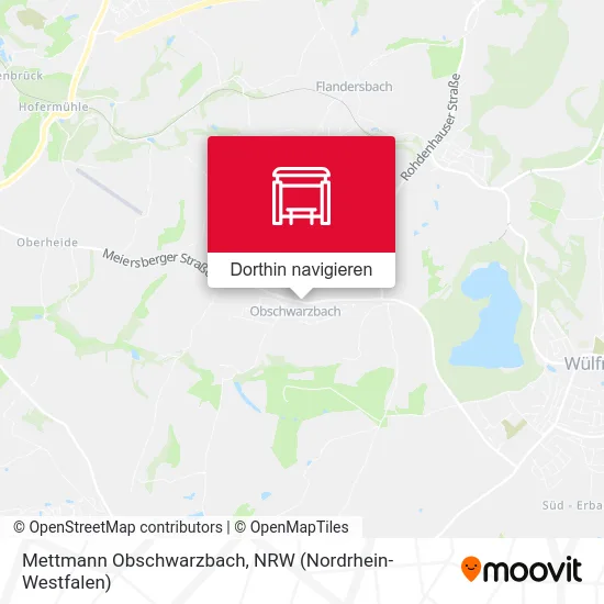 Mettmann Obschwarzbach Karte