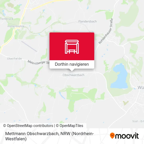 Mettmann Obschwarzbach Karte