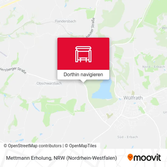 Mettmann Erholung Karte