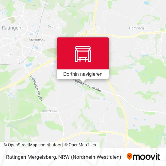 Ratingen Mergelsberg Karte
