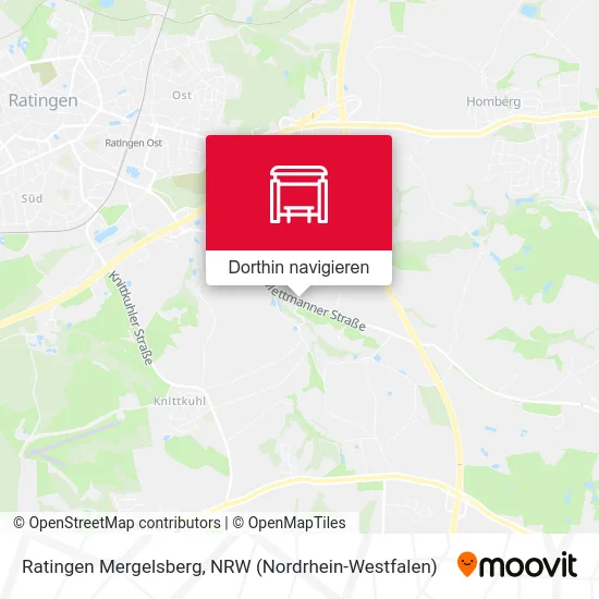 Ratingen Mergelsberg Karte
