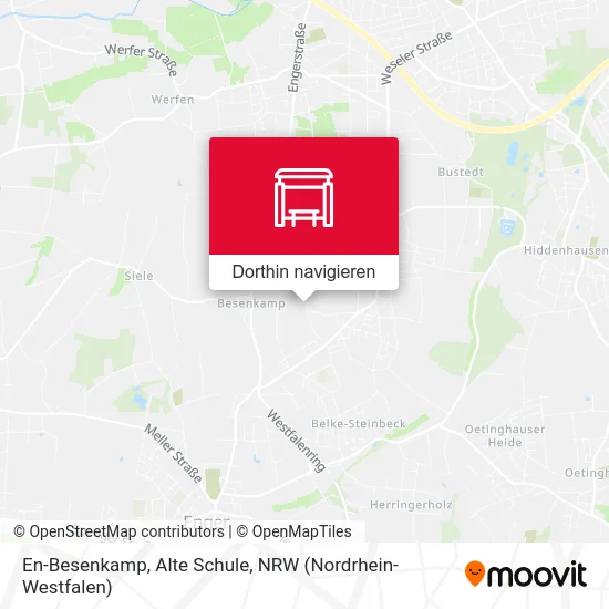 En-Besenkamp, Alte Schule Karte