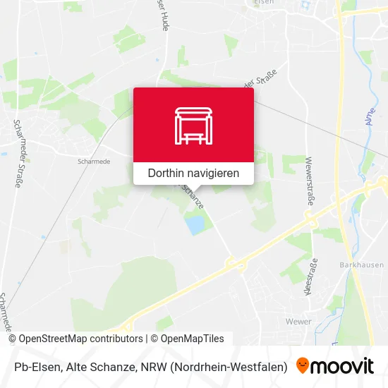 Pb-Elsen, Alte Schanze Karte