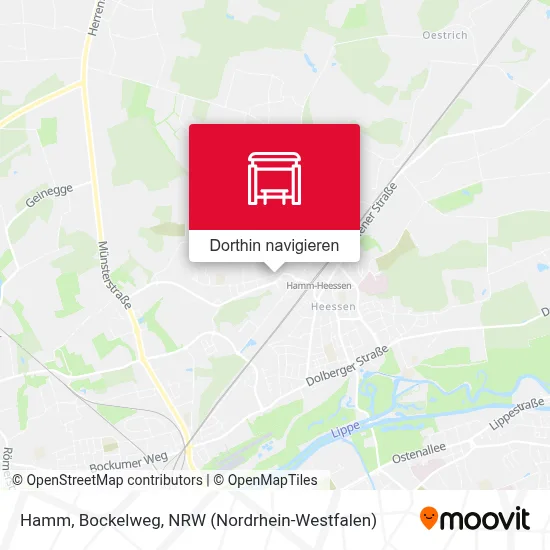 Hamm, Bockelweg Karte
