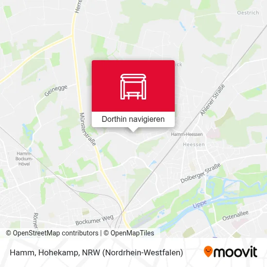 Hamm, Hohekamp Karte