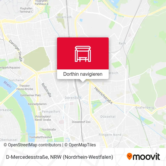 D-Mercedesstraße Karte