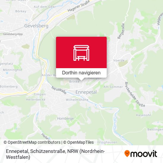 Ennepetal, Schützenstraße Karte