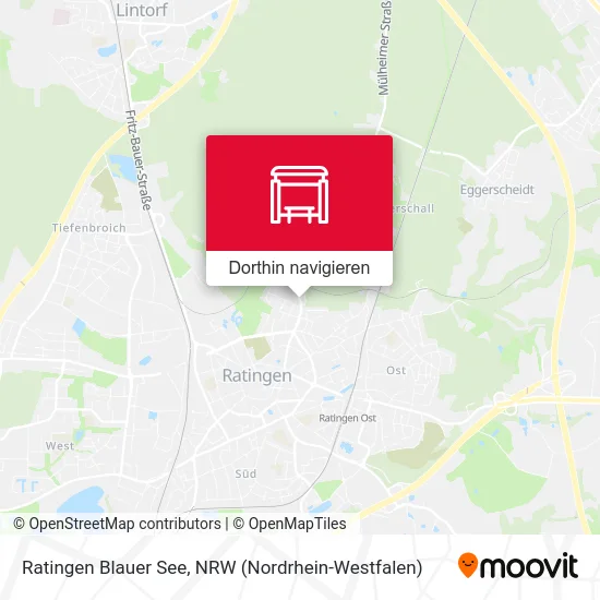 Ratingen Blauer See Karte