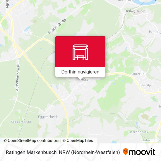 Ratingen Markenbusch Karte