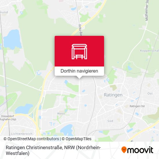 Ratingen Christinenstraße Karte
