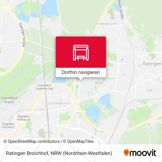 Ratingen Broichhof Karte