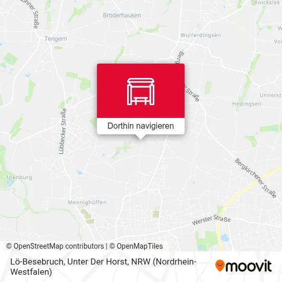 Lö-Besebruch, Unter Der Horst Karte