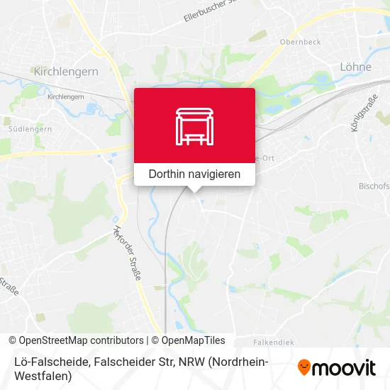 Lö-Falscheide, Falscheider Str Karte