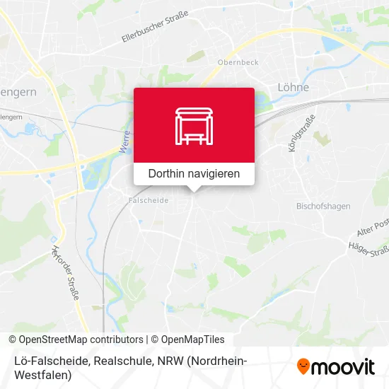 Lö-Falscheide, Realschule Karte